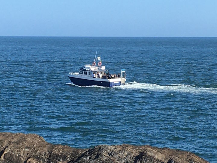 A full charter boat heads off on an around-the-island cruise © Robert Irving