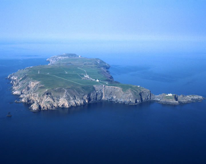 Lundy from south end aerial © Nicola Cusack